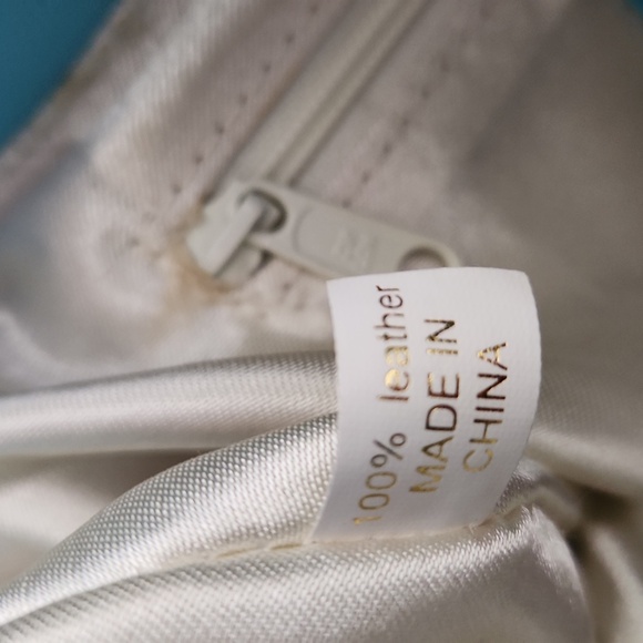 Y2K Fiona Lang Blue Zodiac Leather Tote - Picture 12 of 12